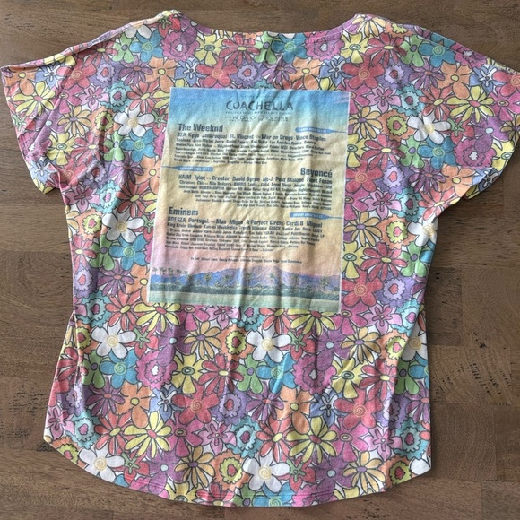 Time Machine Coachella Flowy Shirt Size L - Picture 3 of 6